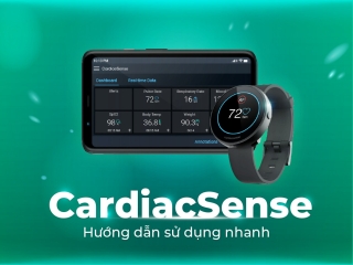 Hướng dẫn nhanh đồng hồ theo dõi sức khỏe CardiacSense - CS Watch 3