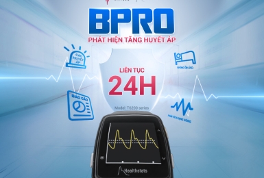 Đồng hồ theo dõi huyết áp lưu động BPro - Tăng huyết áp ẩn giấu không còn là nỗi lo