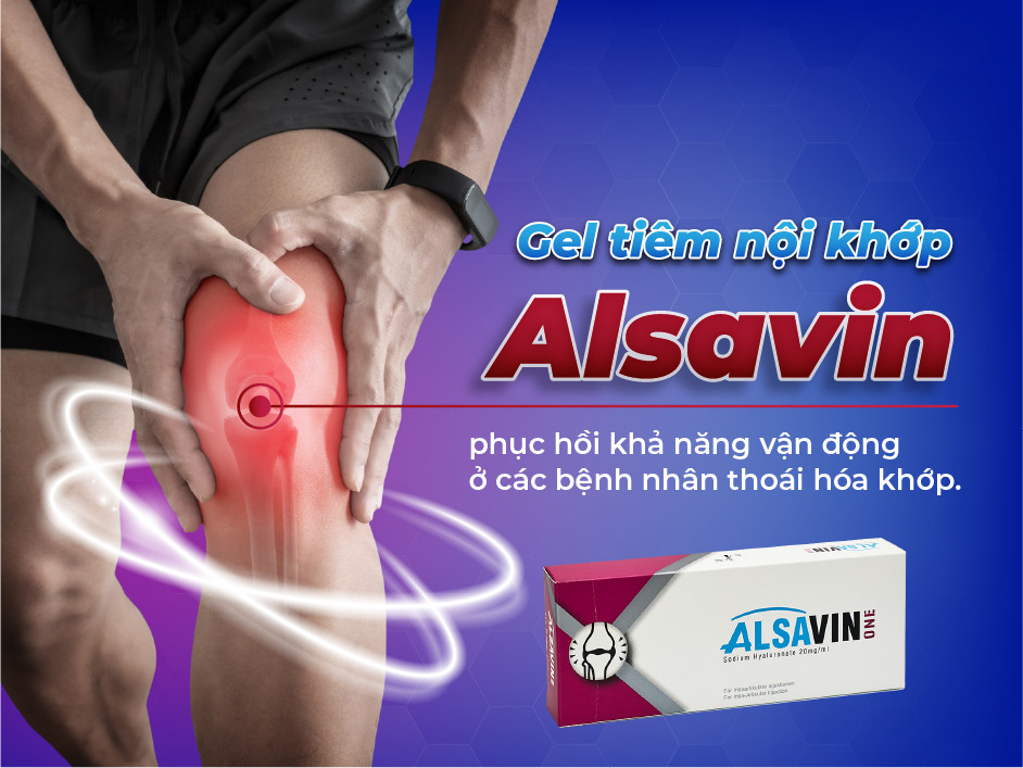Gel tiêm nội khớp Alsavin phục hồi khả năng vận động ở các bệnh nhân thoái hóa khớp.